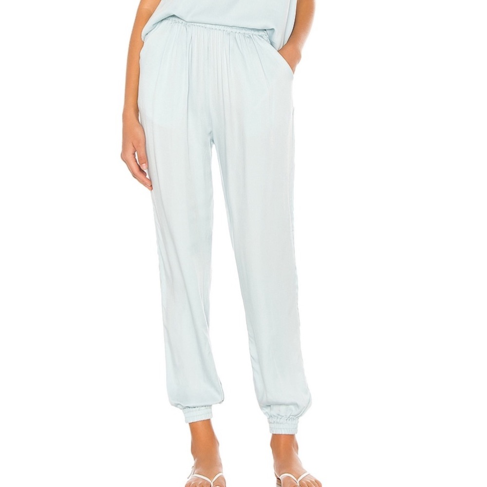 Indah Pierre Solid Easywear Lounge Pant, Color: Ice, Size: Medium